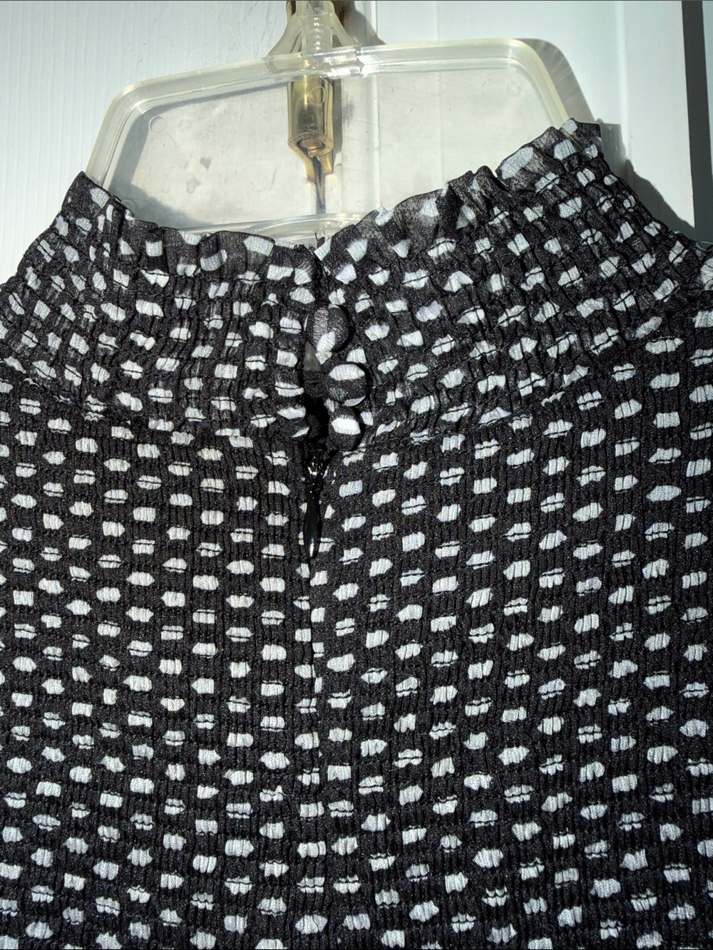 Area Star Mock Neck Sleeveless Smocked Midi Dress in Black size M NWT - Picture 6 of 11